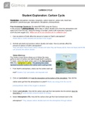 Solved] SCIENCE 101 Stephani DeBise - Carbon Cycling GIZMO | BIO 206 Student Exploration: Carbon Cycle Vocabulary: atmosphere, biomass, biosphere, carbon reservoir, carbon sink, fossil fuel, geosphere, greenhouse gas, hydrosphere, lithosphere, photosynthe