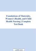 Test Bank for Maternal-Child Nursing 5th Edition by McKinney, James, Murray, Nelson, Ashwill Chapter 1-55| Complete Guide A+