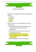  NURSE-UN 239HAP Final Practice &lpar;260 Q & AS&rpar; BEST EXAM SOLUTION ALL ANSWERS 100&percnt; CORRECT GUARANTEED SUCCESS LATEST UPDATE 2022&sol;2023 GRADED A&plus;