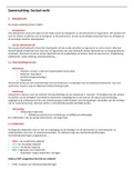 Samenvatting: Inleiding sociaal recht - Graduaat HR 