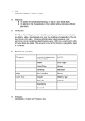 Botany and Chemistry Worksheet Answers