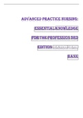 Advanced Practice Nursing Essential Knowledge for the Profession 3rd Edition Denisco Test Bank (All Chapters)