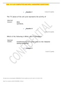 BIOL 101 4&semi;25 COMPLETED AND WELL ANSWERED QUESTIONS &period;