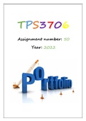 TPS3706 ASSIGNMENT 50 (PORTFOLIO) 2022