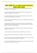 MGT 3830 Ch&period; 1-4 with correct answers 100&percnt; 2024 &sol;2025