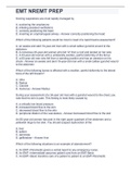 EMT NREMT PREP&lpar;EMT--Basic Review for NREMT CBT Practice Examinations&rpar;