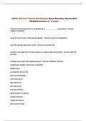 NURS 1220 PACKAGED EXAMS WITH QUESTIONS AND VERIFIED DETAILED ANSWERS A&plus; GRADED &lpar;100&percnt; PASS GUARANTEED&rpar;