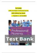test bank for Leddy Peppers Professional Nursing 10th Edition lucy j&period; Hood Questions And Answers Graded A&plus;