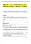MN551 Final 100&percnt; VERIFIED ANSWERS 2024&vert;2025 CORRECT ALREADY PASSED&period;