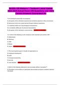 BU288- OB Midterm 1 Testbank Latest Update 2024-2025 Actual Exam 255 Questions and 100&percnt; Correct Answers Guaranteed A&plus;
