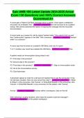 Epic AMB 100 Latest Update 2024-2025 Actual Exam 130 Questions and 100&percnt; Correct Answers Guaranteed A&plus;