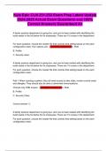 Kyle Epic CLN 251-252 Exam Prep Latest Update 2024-2025 Actual Exam Questions and 100&percnt; Correct Answers Guaranteed A&plus;