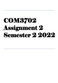 COM3702 Assignment 2 Semester 2 2022