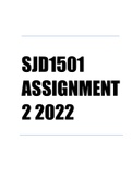 SJD1501 ASSIGNMENT 2 2022