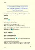 GUAM WRITTEN TEST 1 EXAM QUESTIONS AND ANSWERS UPDATED &lpar;2024&sol;2025&rpar; &lpar;VERIFIED ANSWERS&rpar;