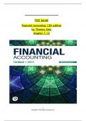 est Bank for Financial Accounting 13th Edition C&period; William Thomas&comma; Wendy M Tietz