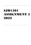 SJD1501 ASSIGNMENT 5 2022