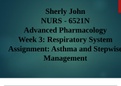 ASSIGNMENT WEEK 3 JOHN S.Exam Late Spring April 2022 (100% Graded)
