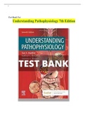 Test Bank Understanding Pathophysiology 7th Edition Test Bank - All Chapters | Complete Guide 2022