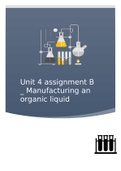 Unit 4 - Laboratory Techniques and their Applications Assignment B