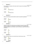 BIOM 525 Quiz 1  question and answers