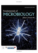 Test Bank for Fundamentals of Microbiology &sol; Edition 11