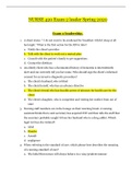 NURSE 420 Exam 2 leadership&period; Question with correct answers