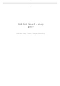 NUR 265 med surg EXAM 2 -  study guide