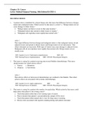 Chapter 15&colon; Cancer Lewis&colon; Medical-Surgical Nursing&comma; 10th Edition RATED A 