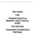TEST BANK&semi; Womens Health A Primary Care Clinical Guide 5th Edition Youngkin Schadewald Pritham