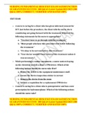 NURSING FUNDAMENTAL HESI EXIT EXAM SATISFUNCTION GUARANTEED SUCCESS  180 Q&AS Latest Update2022&sol;2023 &lpar;180 Q&A&rpar; 100&percnt; CORRECT &vert; VERIFIED AND RATED 100&percnt;
