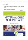 Maternal -Child Nursing Care&period; Test Banks&comma; Authors&colon;  Hockenberry&comma; Durham & Chapman &comma; Scannel &Ruggiero &comma; Emily  Slone Mckinney &vert;&vert; Latest Edition 
