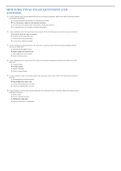 MED SURG FINAL EXAM QUESTIONS AND ANSWERS