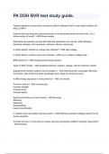 PA DOH BVR test study guide Exam 2024&sol;2025 Questions With Completed & Verified Solutions&period;