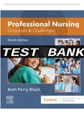 Test Bank for Professional Nursing Concepts & Challenges, 9th Edition, Beth Black
