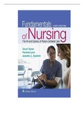 FUNDAMENTALS OF NURSING 9TH EDITION (CHAPTER 1-46) LATEST WITH WELL EXPLAINED FEEDBACK