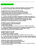HESI MED SURG Final Exam Review Questions and Answers[LATEST 2020]