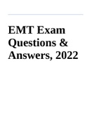 EMT FISDAP Final Exam Questions & Answers&comma; 2022