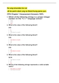 CPA Programming Essentials in C   Cisco Chapters 1 - 5 Assessment Answers