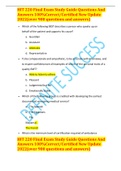 HIT 220 Final Exam Study Guide Questions And Answers 100&percnt;Correct&sol;Certified New Update 2022&lpar;over 900 questions and answers&rpar;
