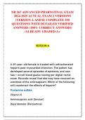 NR 567 ADVANCED PHARM FINAL EXAM  2024-2025 ACTUAL EXAM 2 VERSIONS  &lpar;VERSION A AND B&rpar; COMPLETE 350  QUESTIONS WITH DETAILED VERIFIED  ANSWERS &lpar;100&percnt; CORRECT ANSWERS&rpar;  &sol;ALREADY GRADED A&plus;