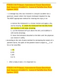 FTECH 144 Primary Assessment Exam Questions And Answers Graded A&plus; Assured Satisfaction New Update 2022
