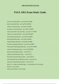 PALS AHA Exam Study Guide&period;