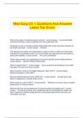   Med-Surg Ch&period;1 Questions And Answers Latest Top Score&period;
