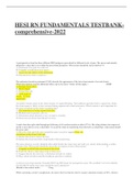 Exam &lpar;elaborations&rpar; HESI RN FUNDAMENTALS TEst-comprehensive-2022 