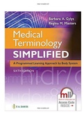 Medical Terminology Simplified 6th Edition Gylys Test Bank