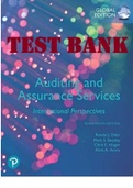 TEST BANK: Auditing and Assurance Services, Global Edition 17th Edition by Alvin A. Arens,  Randal J. Elder, Mark S. Beasley, Chris E. Hogan, All Chapters 1-26. 1050 Pages