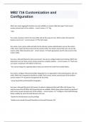 MB2 716 Customization and Configuration with 100&percnt; correct answers rated A&plus;