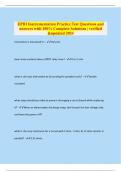 EPRI Instrumentation Practice Test Questions and answers with 100&percnt; Complete Solutions &vert; verified &updated 2024
