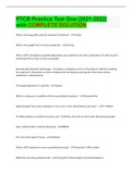 PTCB Practice Test One &lpar;2021-2022&rpar; with COMPLETE SOLUTION
